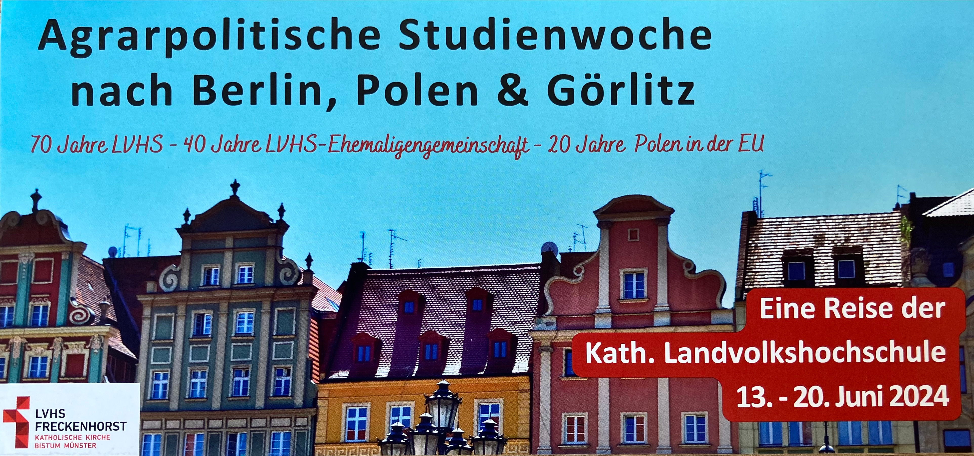 Eine Agrarpolitische Studienwoche nach Berlin und Schlesien führt auch nach Kreisau